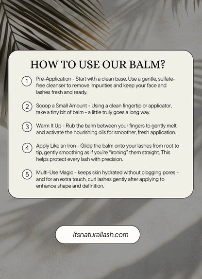 Natural Lash Eyelash Balm
