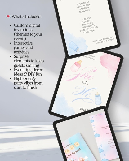 Baby Gender Reveal Package's