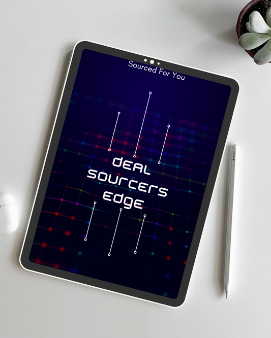 Deal Sourcers Edge - A Beginner's Guide To Sourcing, Packaging & Earning Money In The Property Market.